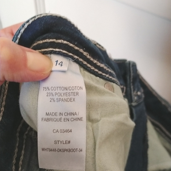 BNWT Size 14 Long Revolution Mid Rise Bootcut Jeans By Ricki's - Picture 8 of 8